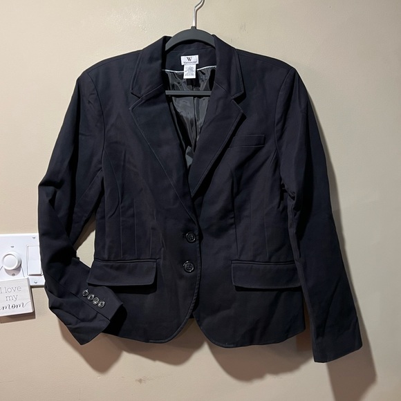 Worthington Black Classic Fitted Blazer - Picture 9 of 12